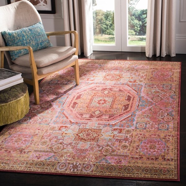 Safavieh Valencia Chedva Vintage Boho Oriental Polyester Rug