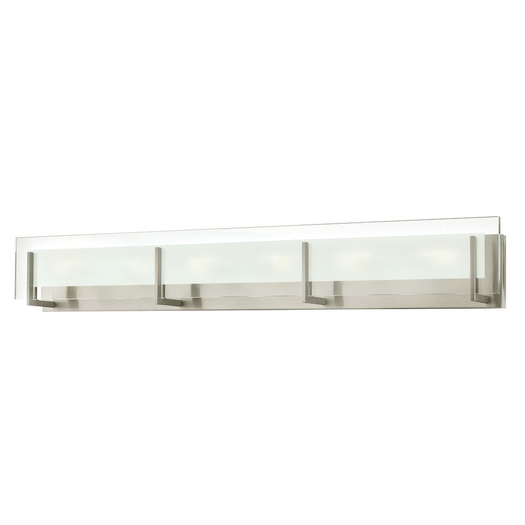 Shop Hinkley Latitude 6 Light Vanity Light In Brushed Nickel Overstock 25727926