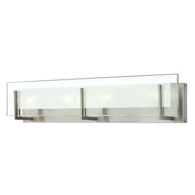 Hinkley Latitude 4-Light Vanity Light in Brushed Nickel