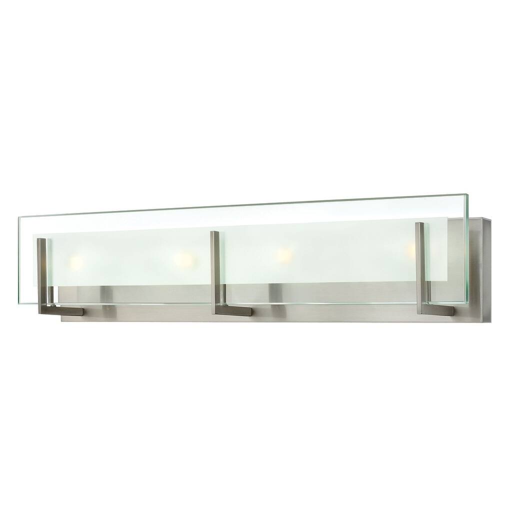 Hinkley Latitude 4-Light Vanity Light in Brushed Nickel