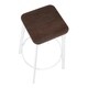 preview thumbnail 10 of 10, Carbon Loft Barton Backless Square Industrial Bar Stools (Set of 2)