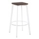 preview thumbnail 7 of 9, Carbon Loft Barton Backless Square Industrial Bar Stools (Set of 2)