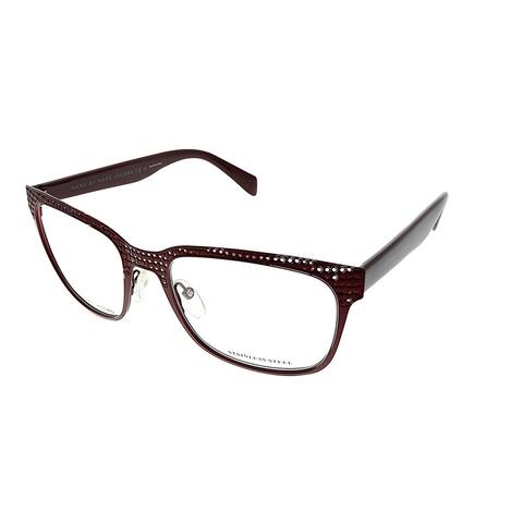 Marc by Marc Jacobs Square MMJ 613 KUA Unisex Brown Weave Frame Eyeglasses