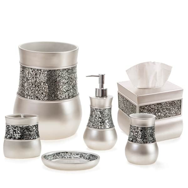 brushed nickel bathroom accessories or chrome