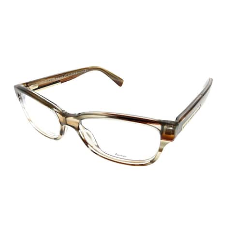 Marc by Marc Jacobs Rectangle MMJ 617 KVI Unisex Striped Brown Frame Eyeglasses