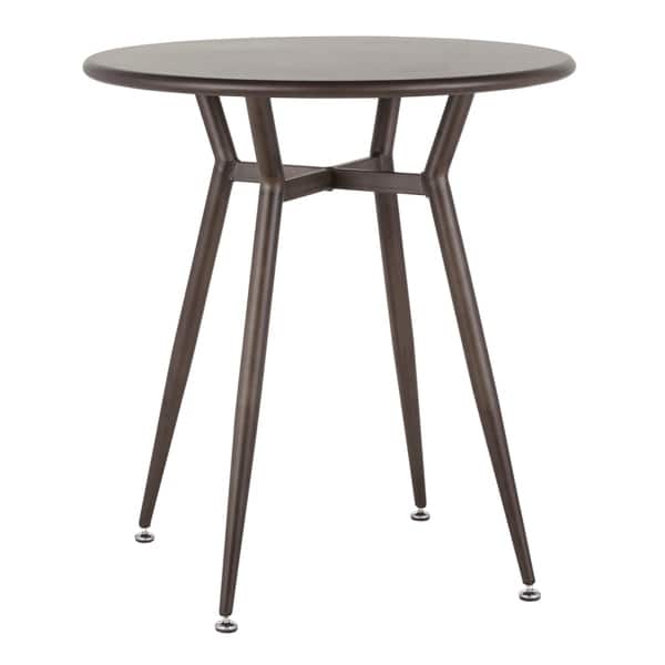 slide 2 of 23, Carbon Loft Barton Industrial Round Dinette Table Antique