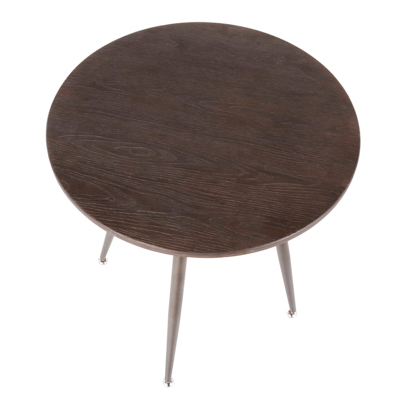 Carbon Loft Barton Industrial Round Dinette Table