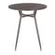 preview thumbnail 9 of 24, Carbon Loft Barton Industrial Round Dinette Table