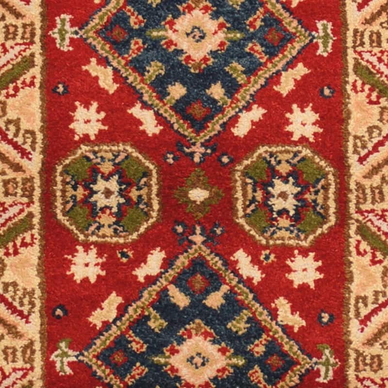 Handmade Kazak Wool Rug (India) - 18' Runner