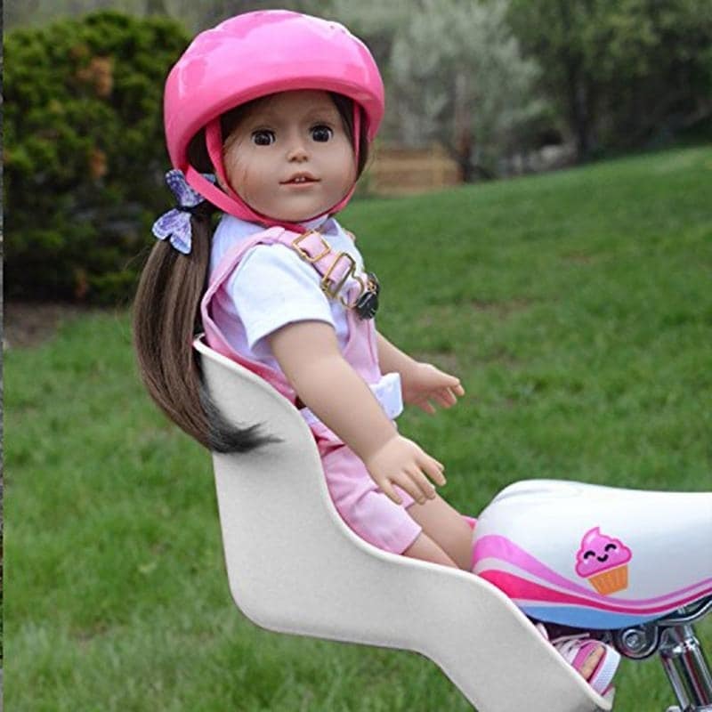 baby doll seat for child's bike