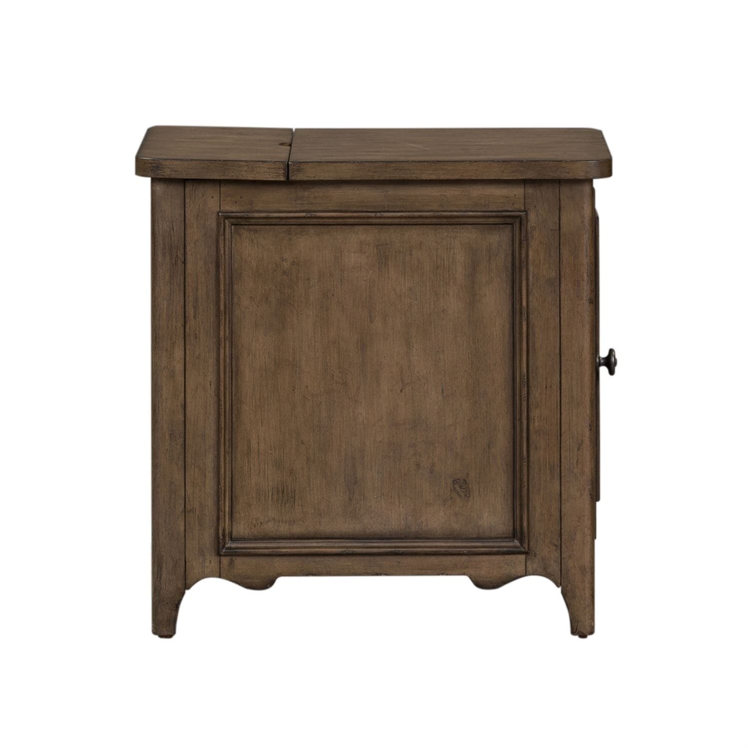 Shop The Gray Barn Flying Hooves Brown Heathered Door Chair Side