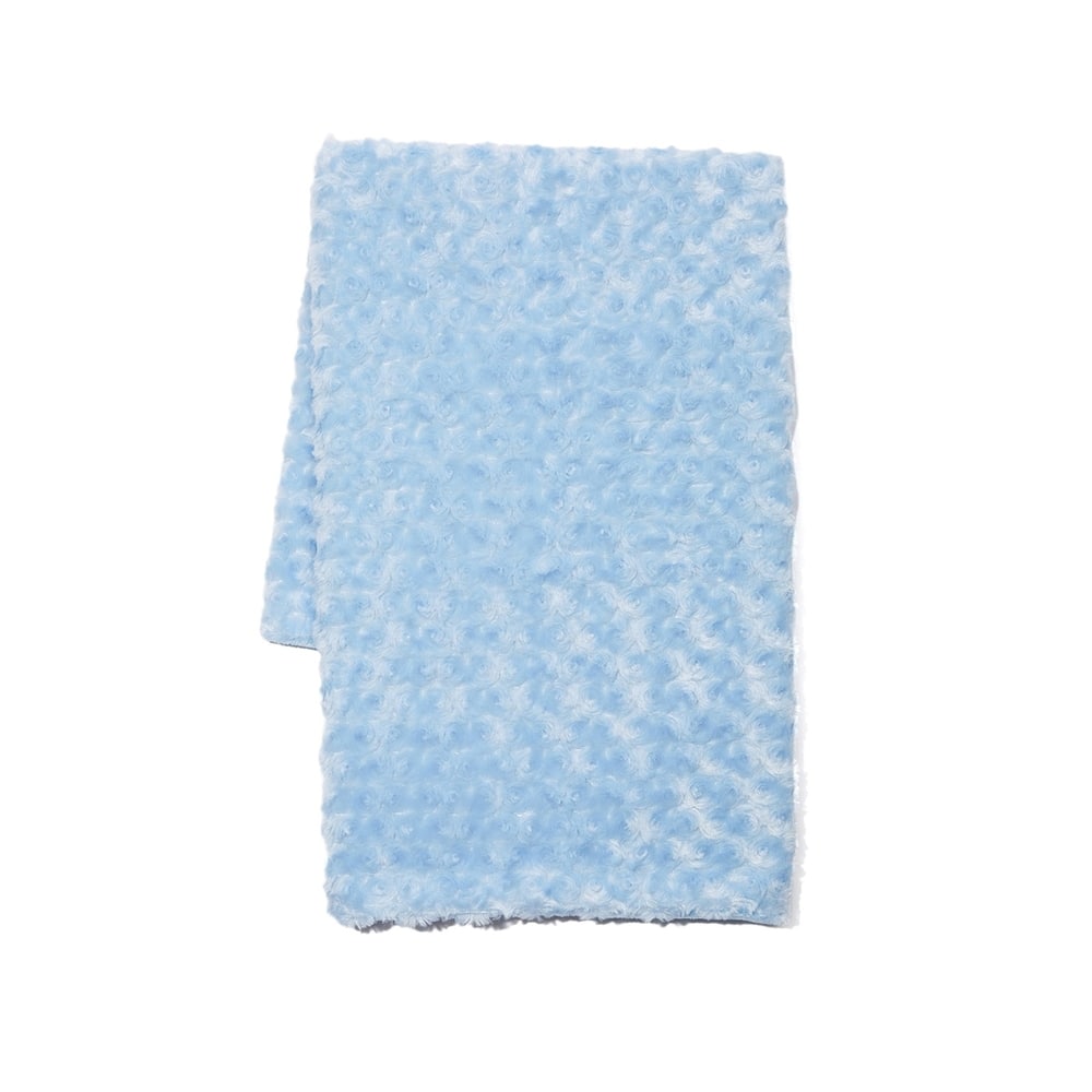 Curly Rosette Plush Baby Blanket