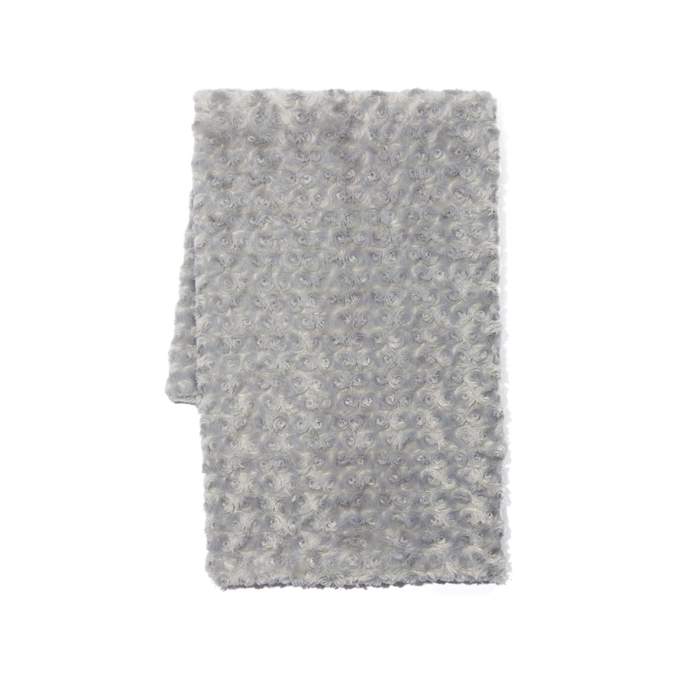 Curly Rosette Plush Baby Blanket