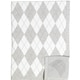 preview thumbnail 4 of 2, Argyle Knit Baby Blanket Grey