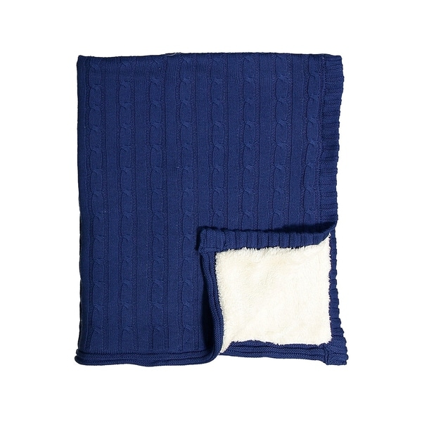 Cable Knit Sherpa Baby Blanket On Sale Bed Bath Beyond