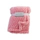 preview thumbnail 1 of 3, Diamond Plush Sherpa Baby Blanket Pink