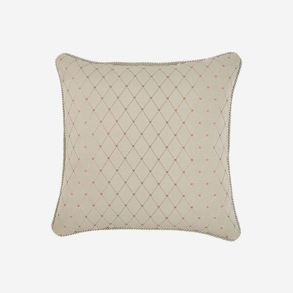 Croscill Carlotta 18 Floral Square Pillow Overstock 25730679