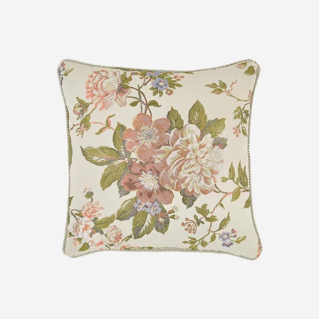 Croscill Carlotta 18" Floral Square Pillow
