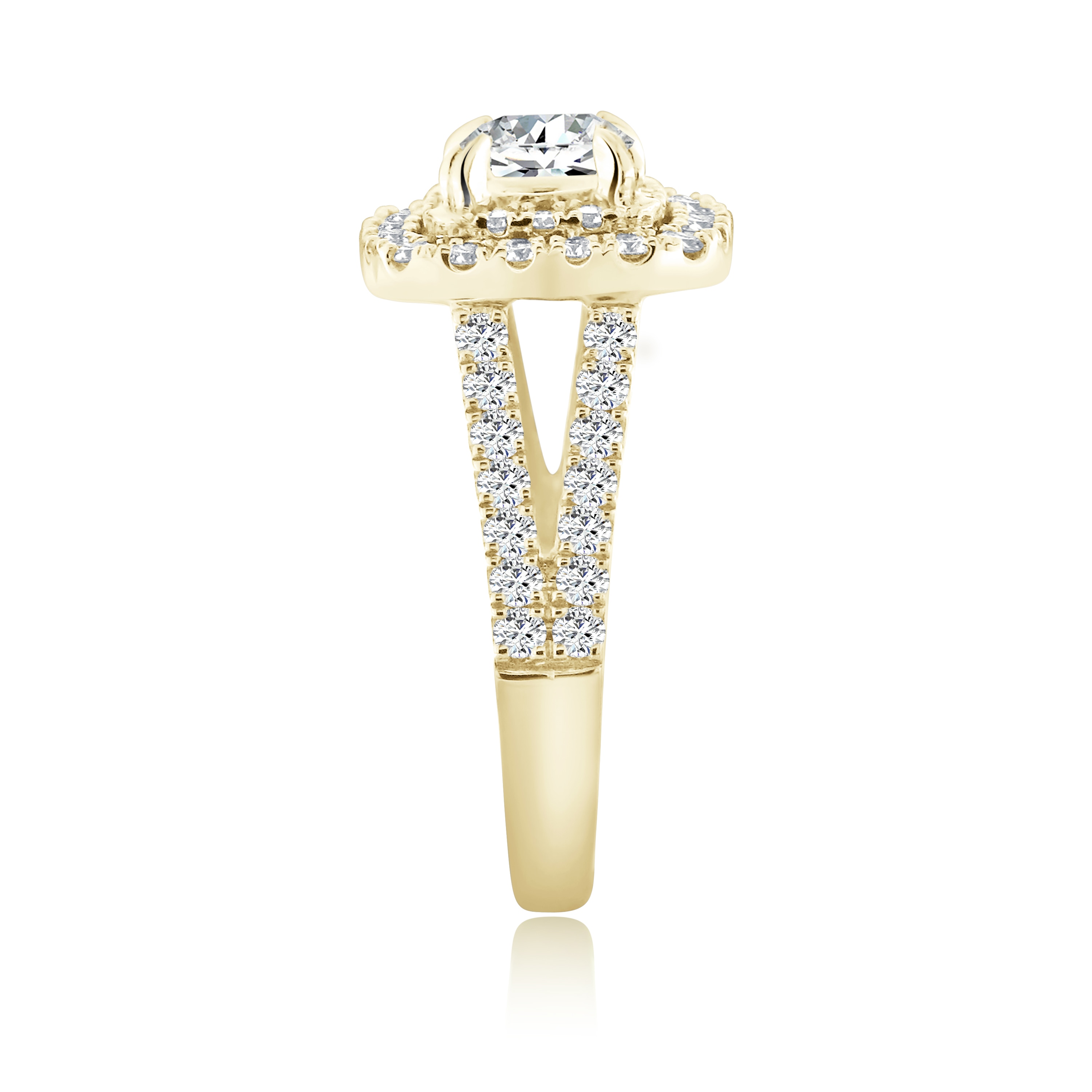 Halo Clous D/'Oreilles Avec Lab Diamant /& Tanzanite//Argent Sterling 925//9.2 mm