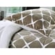 preview thumbnail 16 of 28, Elegant Comfort 3-Piece Bloomingdale Pattern Sherpa-Backing Reversible Comforter Set