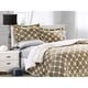 preview thumbnail 14 of 28, Elegant Comfort 3-Piece Bloomingdale Pattern Sherpa-Backing Reversible Comforter Set Full - Mocha