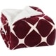 preview thumbnail 27 of 28, Elegant Comfort 3-Piece Bloomingdale Pattern Sherpa-Backing Reversible Comforter Set