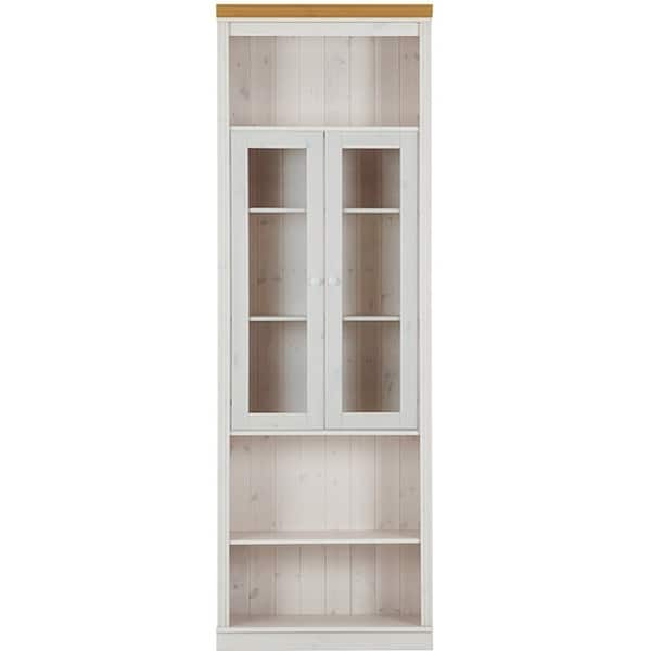 Shop Anita 86 Inch Tall Showcase With 2 Glass Doors Solid