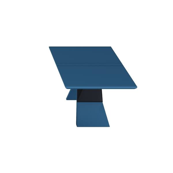 B Modern Artiste Blue Extension Modern Dining Table Overstock B Modern Artiste Blue Extension Modern Dining Table Overstock