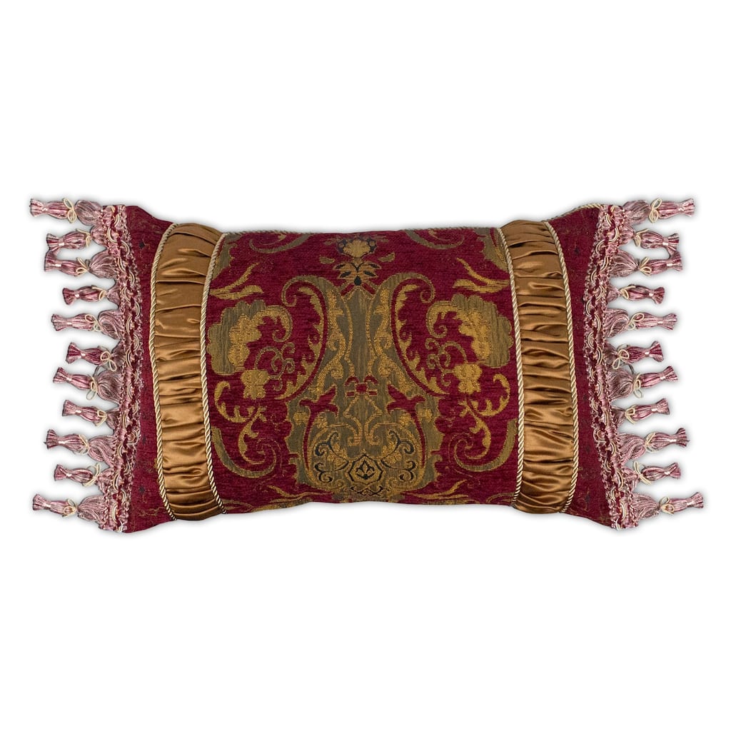 Sherry Kline China Art Red Boudoir Pillow