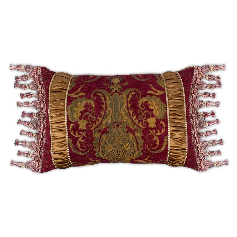 Sherry Kline China Art Red Boudoir Pillow