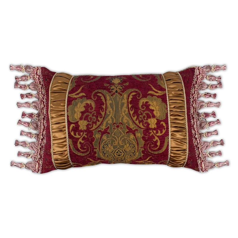 Sherry Kline China Art Red Boudoir Pillow