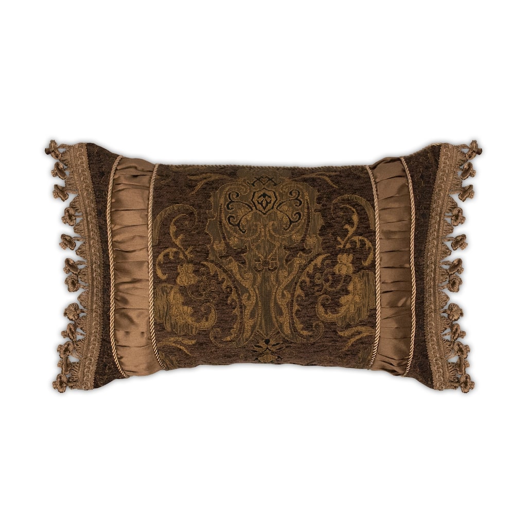 Sherry Kline China Art Brown Boudoir Pillow