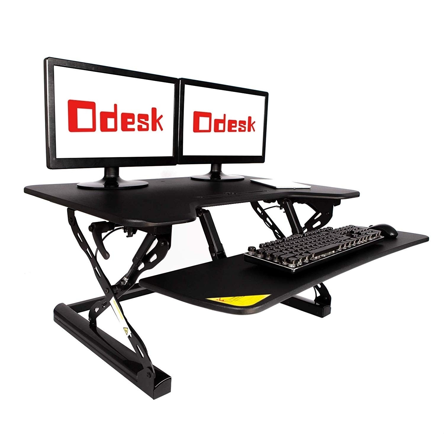 Shop Odesk Wide Platform Height Adjustable Stand Up Desk