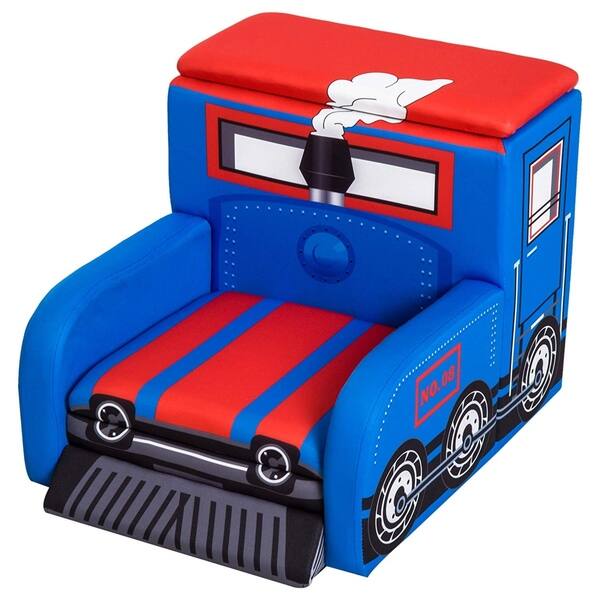 Shop Qaba 17 Multi Spandex Storage Sofa Chair For Kids Train