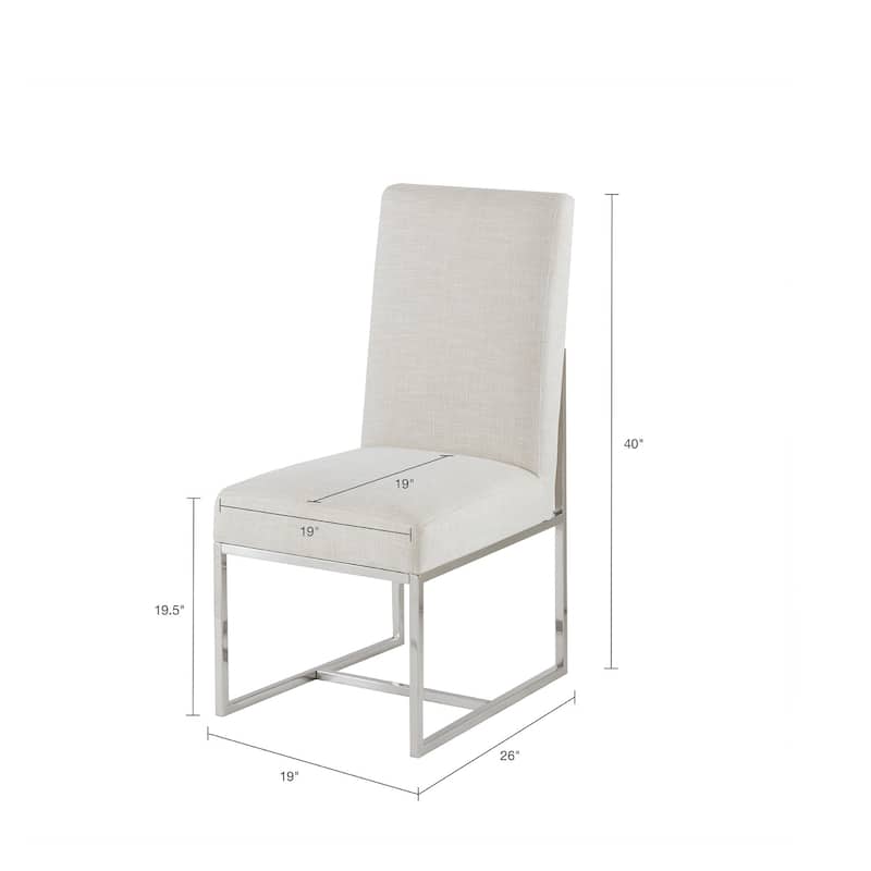 Madison Park Miyu Natural Dining Chair (Set of 2)