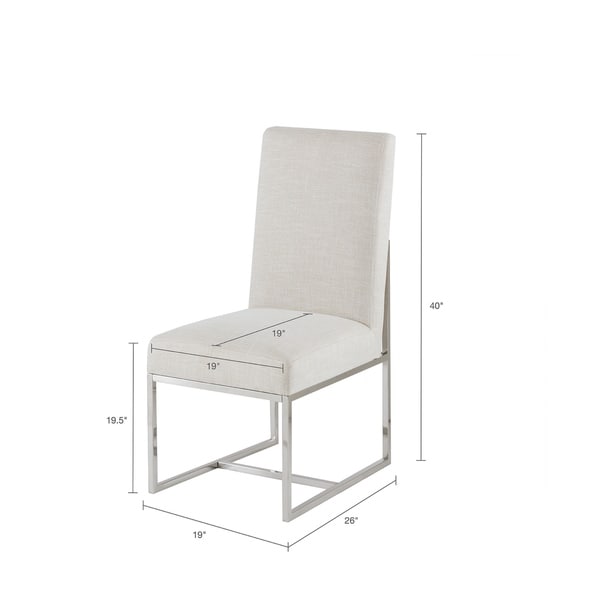 Madison Park Miyu Natural Dining Chair Set of 2 On Sale Bed