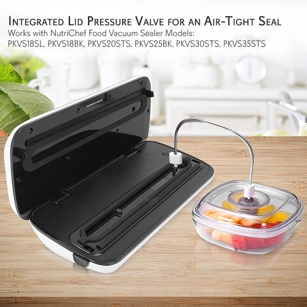 Kitchen Air Vacuum Sealer Container - Air Sealing Food Canister Accessory 1  Liters - Bed Bath & Beyond - 25736602