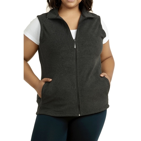 fleece vest plus size