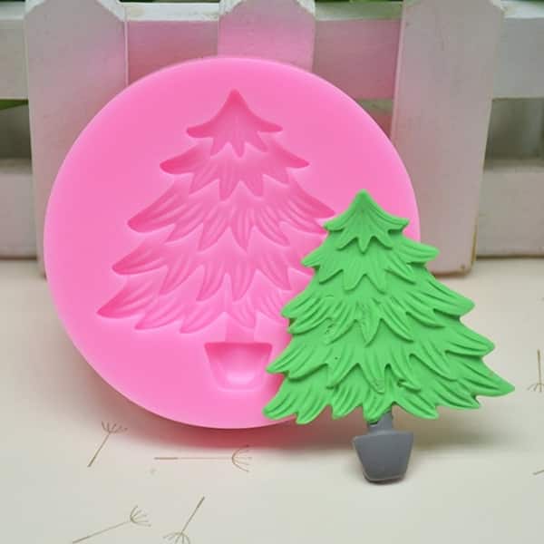 3D Silicone Christmas Baking Molds, Christmas Tree Cake Pan, Tree
