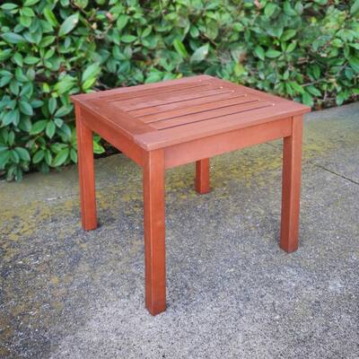 Cambridge Casual Mahogany Patio Square Side Table