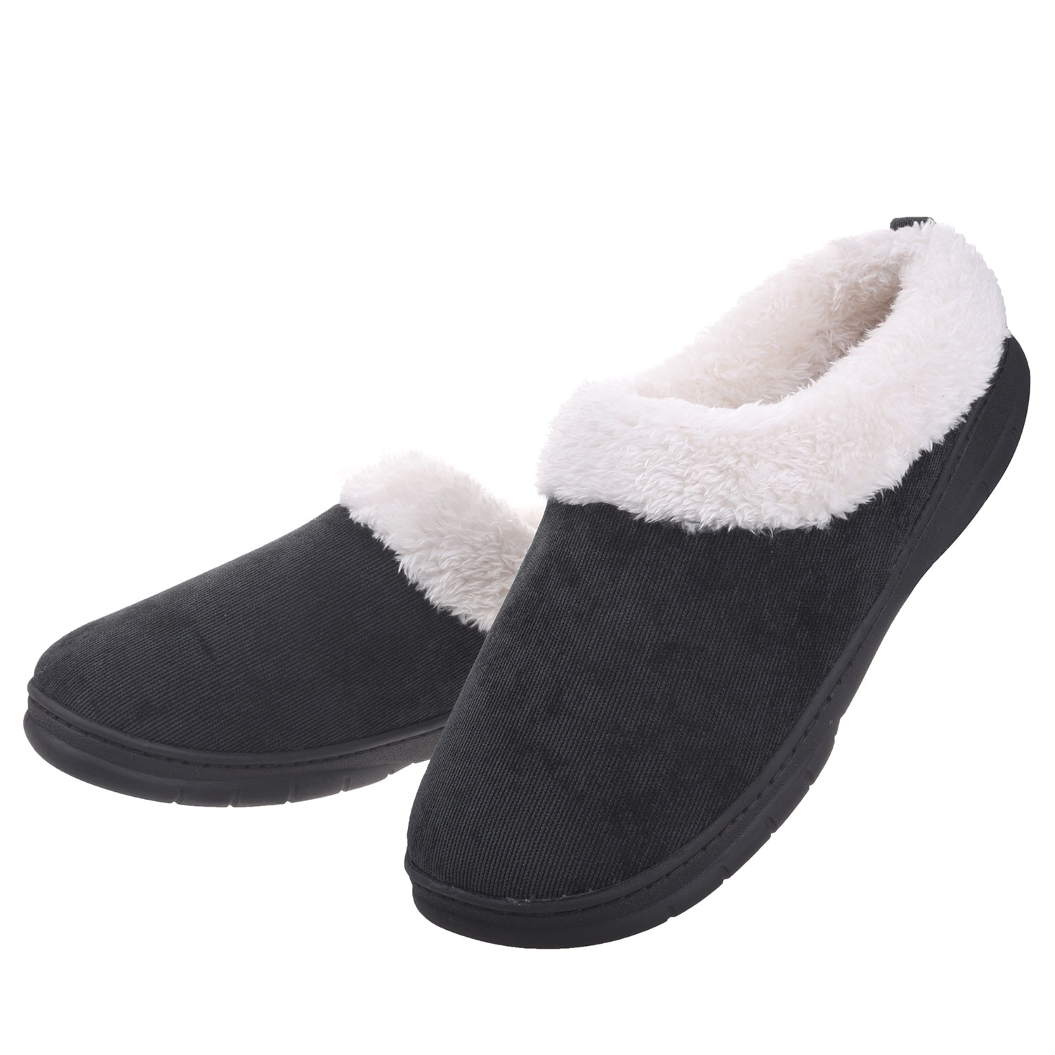 fleece lined slip on shoes