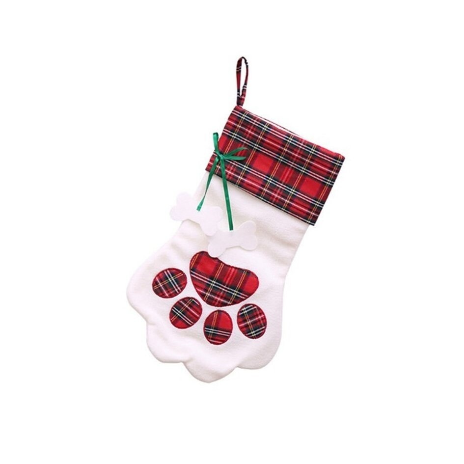 New Traditions Simplify Your Holiday 2-Pack Christmas Stockings for Pets Fish//Cat
