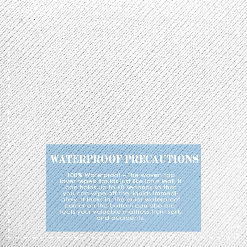 Bed Bug Dust Mite with Waterproof Mattress Protector 1-Pack