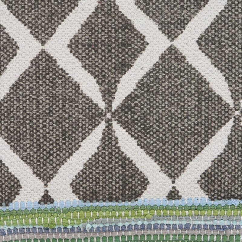 Sevita Boho Diamond Chindi Throw Pillow