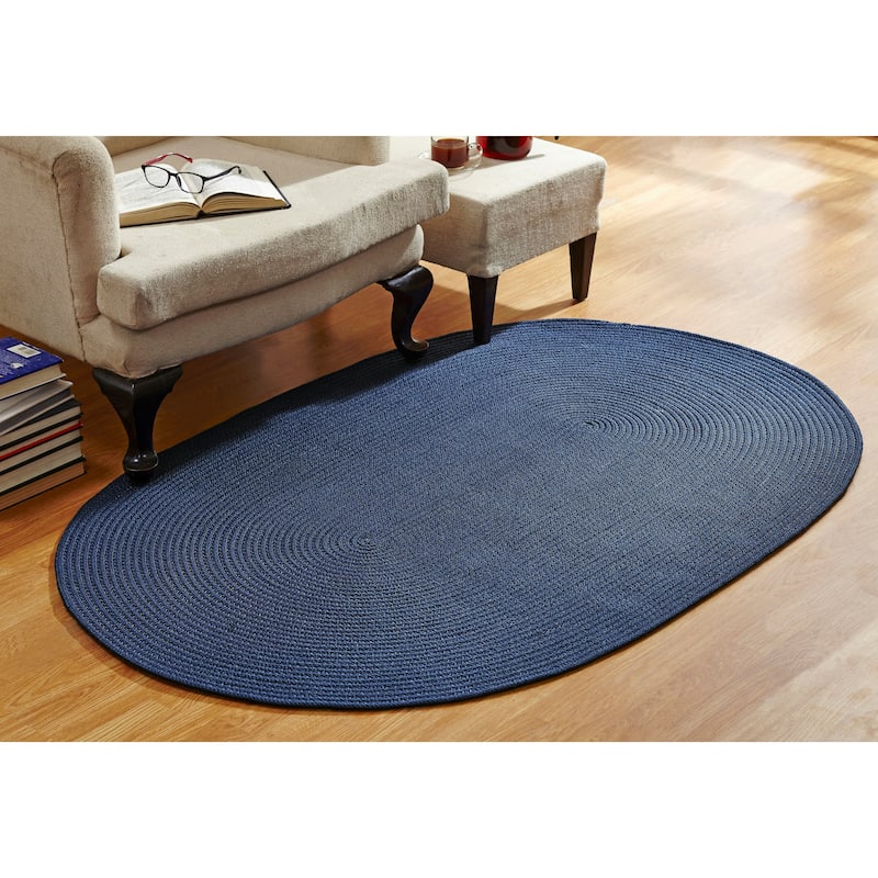 Better Trends Country Braid Collection 2-Piece Set Durable & Stain Resistant Reversible Chair Pads with Ties
