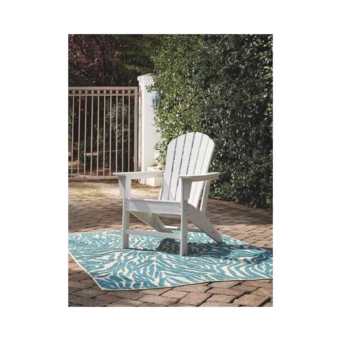 Sundown Treasure White Outdoor Adirondack Chair