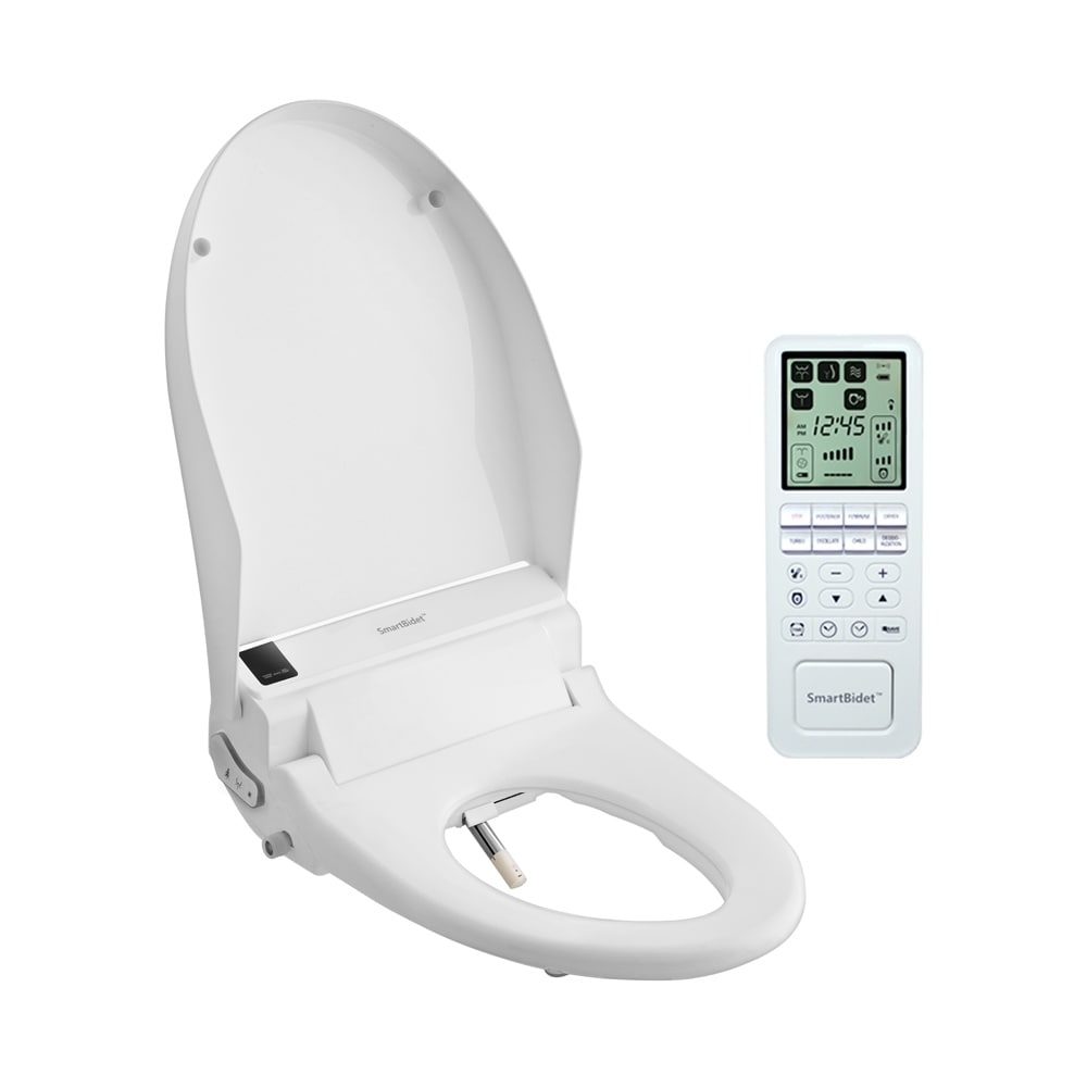 Intelligent Toilet Seat Elongated Electric Bidet Cover LCD 3 Color