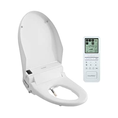 SmartBidet Electric Bidet Seat w/ Remote for Elongated Toilets