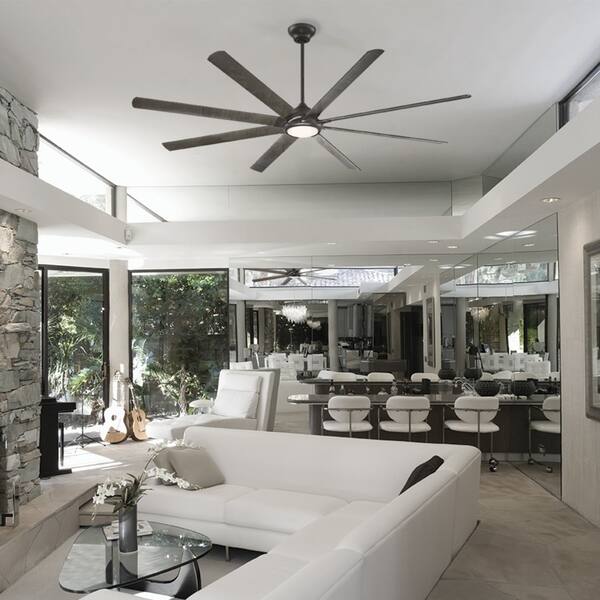 Shop Hydra 96 Inch Eight Blade Indoor Outdoor Smart Ceiling Fan