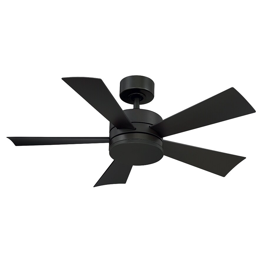 Wynd 42 Inch Five Blade Indoor Outdoor Smart Ceiling Fan With Six Speed Dc Motor And Led Light